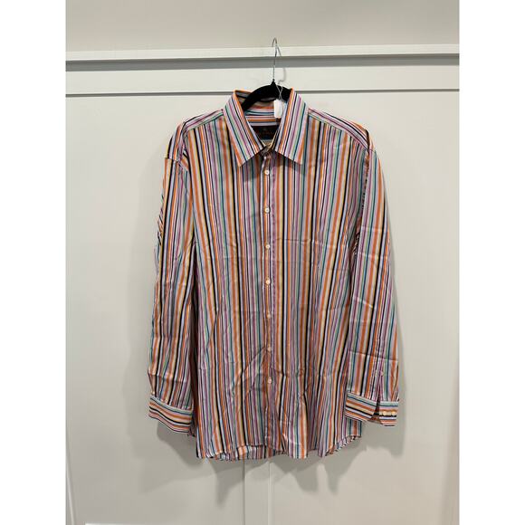 Etro Men's Cotton Button Down Long Sleeve Shirt Size 42 - Picture 1 of 3